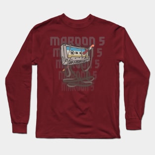 Maroon 5 Cassette Long Sleeve T-Shirt